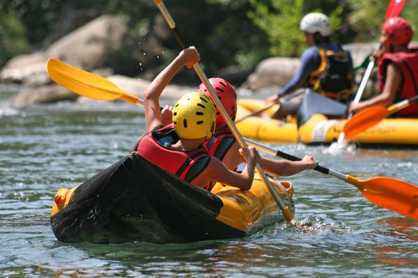 Activité kayak - Camping de la Gères